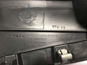 КРЫШКА ПРИБОРНОЙ ПАНЕЛИ ЛЕВАЯ ПРАВАЯ CITROEN C4 PICASSO II 13-