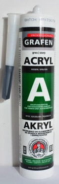 GRAFEN akryl uszczelniacz akrylowy szary 300ml
