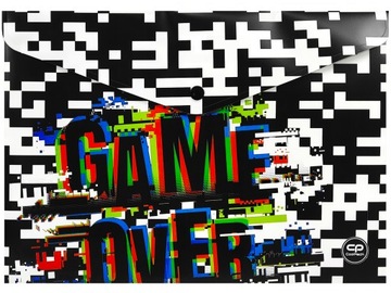 Coolpack TECZKA A4 KOPERTOWA z Zatrzaskiem na DOKUMENTY Game Over Gamer