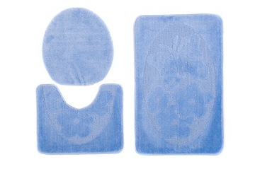 DYWANIKI ŁAZIENKOWE SOFTY 3 CZĘŚCIOWE SOFT v25e