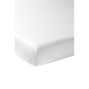 Meyco Home Jednokolorowy podwójne łóżko z prześcieradłem - white - 120x200c