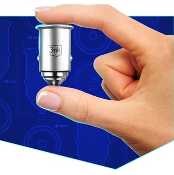 Зарядное устройство 3MK HyperCar Charger 30W Power Delivery