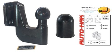 Фаркоп шаровой с 4 винтами AUTO-HAK KH4-3 3500кг