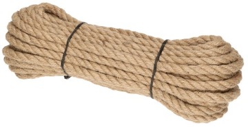 Джутовая декоративная веревка для когтеточки 12мм 30м