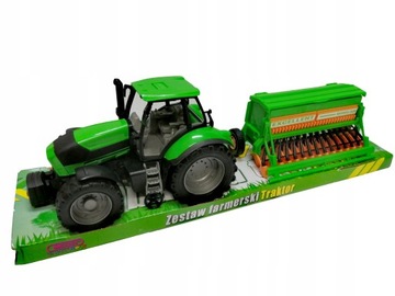 TRAKTOR Z MASZYNĄ SIEWNIK 12T