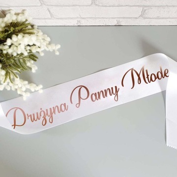 БЕЛЫЙ СУШЕЧ ДЛЯ ДЕВИЧНИКА РОЗОВОЕ ЗОЛОТО НЕВЕСТА КОМАНДА НЕВЕСТ