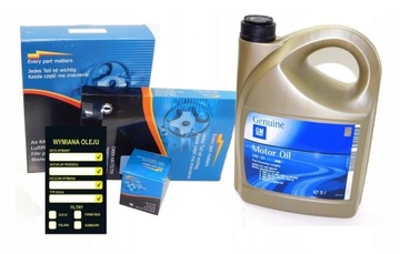 ZESTAW 3 x FILTR OLEJ 5W30 OPEL MOKKA 1.4 1.6 1.8