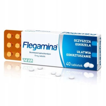 FLEGAMINA 8 mg lek kaszel odkrztuszanie 40 tabl