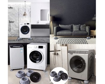 4x АНТИВИБРАЦИОННЫЕ ПОДУШКИ ДЛЯ СТИРАЛЬНОЙ И ПОСУДОМОЕЧНОЙ МАШИНЫ