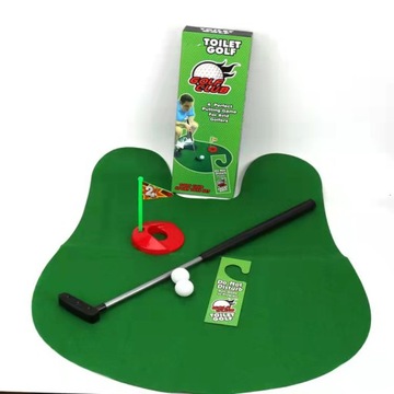 Mini Toilet Golf Toy Set Potty Putter Toilet Time