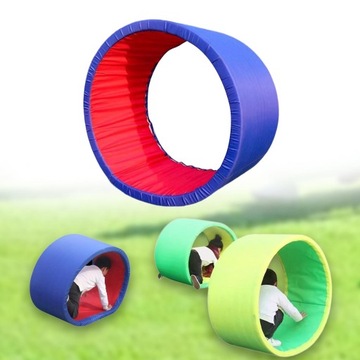 Krąg do pełzania, sprzęt do treningu sensorycznego, rekwizyty do gier, interaktywny niebieski