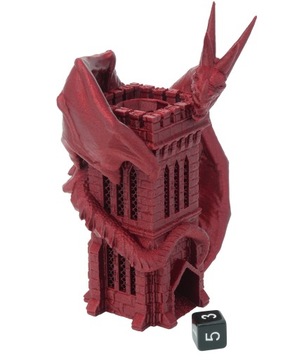 Дракон на башне - маленькая башня для игры в кости - Fates End Wyvern Tiny Towers Dice Tower