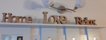 ДЕРЕВЯННЫЕ 3D БУКВЫ-ИНСТРУКЦИЯ - НАБОР ДЛЯ ОТДЫХА LOVE HOME