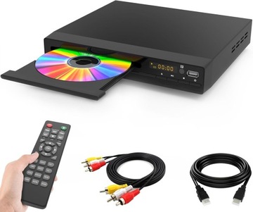 Odtwarzacz DVD CD do telewizora, konwersja do HD