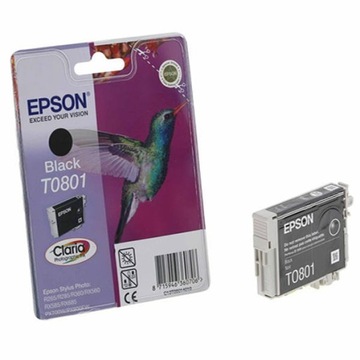 Tusz Epson T0801 C13T08014011 7,4ml BK Oryginał