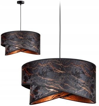 LAMPA WISZĄCA SUFITOWA ŻYRANDOL ABAŻUR NOWOCZESNA
