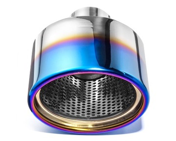 НАКОНЕЧНИК ГЛУШИТЕЛЯ, НЕРЖАВЕЮЩАЯ СТАЛЬ, ОВАЛЬНЫЙ BM SPORT