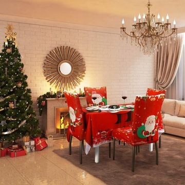 РОЖДЕСТВЕНСКИЙ НАБОР СКАРЕТИ ПОКРЫТИЯ НА СТУЛ