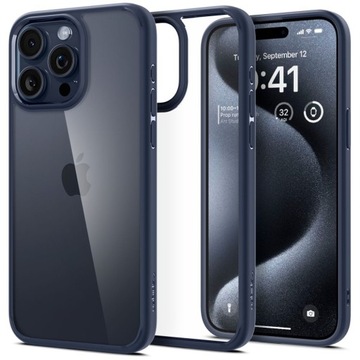 SPIGEN ULTRA HYBRID - MOCNE ETUI OBUDOWA FUTERAŁ - DO IPHONE 15 PRO MAX