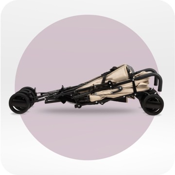 Ходунки-зонтики - MoMi AKIRA BEIGE - СУМКА ИЗ ФОЛЬГИ MOSQUITO BASKET