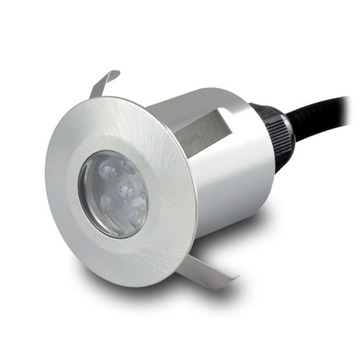 LAMPKA SCHODOWA LED OCZKO PODBITKI 230V WPUSZCZANE TARAS WODOSZCZELNE IP65