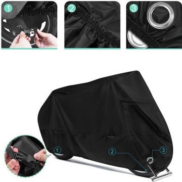 МОТОЦИКЛ TILT OXFORD FABRIC XXL ЗИМНЕУСТОЙЧИВЫЙ ПОРТАТИВНЫЙ ЧЕРНЫЙ