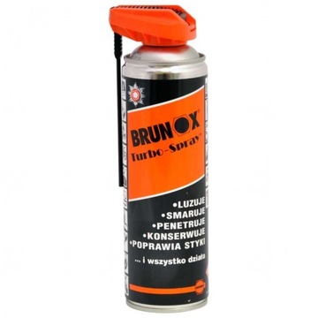 Brunox TURBO-SPRAY GREASE для чистки ПИСТОЛЕТОВ Резиновые направляющие петли 500мл
