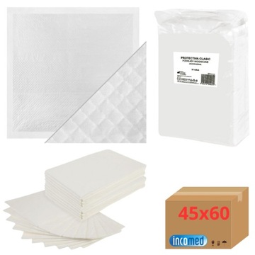 Podkłady MATY chłonne JEDNORAZOWE HIGIENICZNE protectiva 45x60 cm 30 szt.