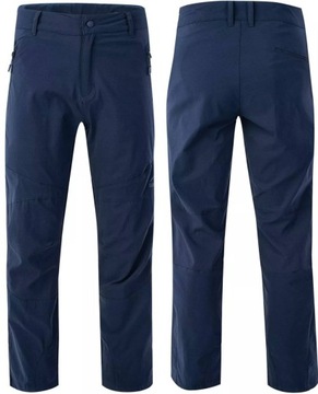 MARKOWE SPODNIE Męskie Trekkingowe Softshell M