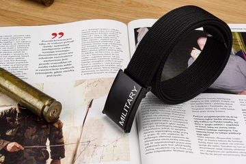 Мужской ремень из тесьмы ЧЕРНЫЙ для SOIDNI JEANS 160см