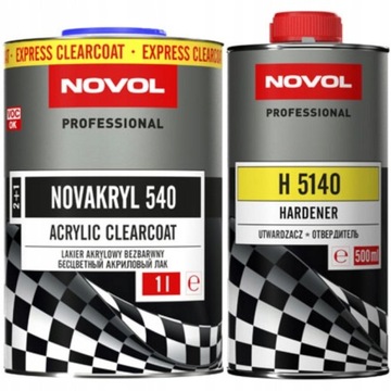 Lakier akrylowy Novol Novakryl 540 bezbarwny 1L