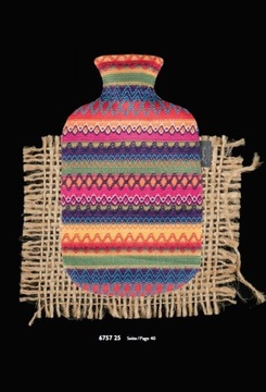 Модная грелка объемом 2 л, покрытая моделью PERU.