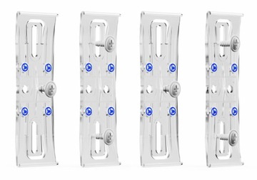 БЕЗРАМОЧНОЕ КРЕПЛЕНИЕ НОМЕРНЫХ ЗНАКОВ. КОМПЛЕКТ ДЕРЖАТЕЛЕЙ РАМКИ ДЛЯ НОМЕРНЫХ ЗНАКОВ