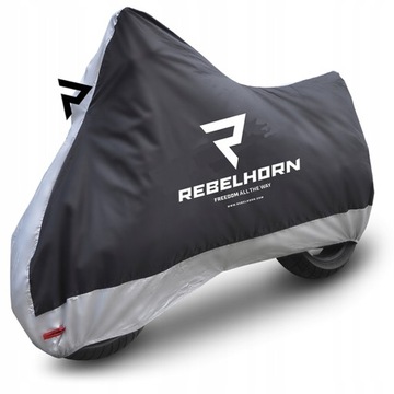 POKROWIEC NA MOTOCYKL PLANDEKA REBELHORN COVER WODOODPORNY PRZECIWDESZCZOWY