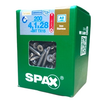 Wkręty do deski kompozytowej SPAX 4,1x28 legar alu