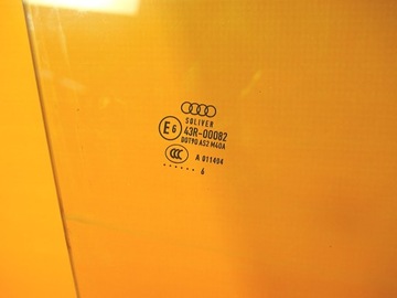 AUDI A5 8T 16KM SKLO (OKNO) DVEŘE PŘEDNÍ PRAVÁ AS2 8T8845202B 2016