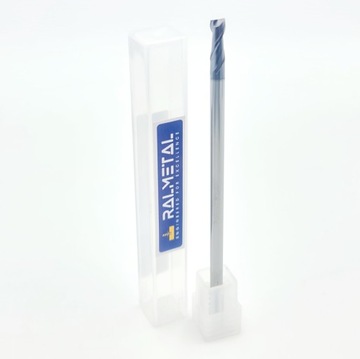 Frez węglik VHM 3 x 8 x 75 mm 2 - Pióra 45 HRC !