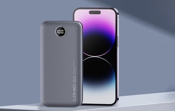 Powerbank LDNIO PQ10, 2xUSB, USB-C, 22,5 Вт PD, QC 3.0, 10 000 мАч, светодиод