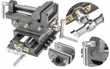 NEO ДВУХОСНЫЕ КРЕСТОВЫЕ ТИСКИ 100MM
