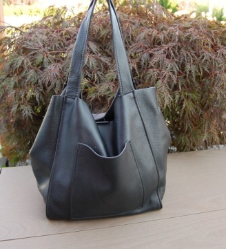 СУМКА ИЗ НАТУРАЛЬНОЙ КОЖИ - БОЛЬШАЯ СУМКА А4