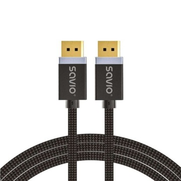 SAVIO DisplayPort — DisplayPort v1.4 КАБЕЛЬ 1 м