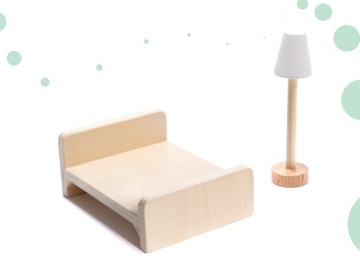 ДЕРЕВЯННЫЙ КУКОЛЬНЫЙ ДОМ В СТИЛЕ БОХО LED БОЛЬШОЙ XL 78см