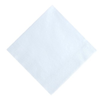 Serwetki papierowe grube jasne błękitne 33x33cm Chrzest Roczek Baby Shower