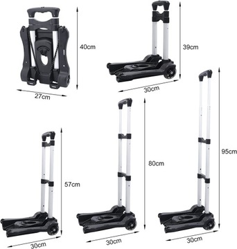 СКЛАДНАЯ ТЕЛЕЖКА ДЛЯ ТРАНСПОРТИРОВКИ + БИТАЯ СУМКА