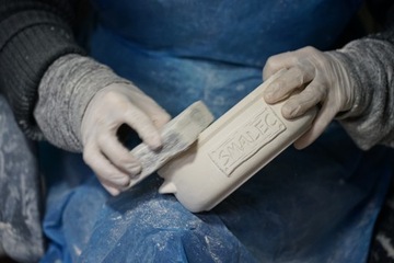 глиняный подогреватель для глинтвейна Kołda Będzin