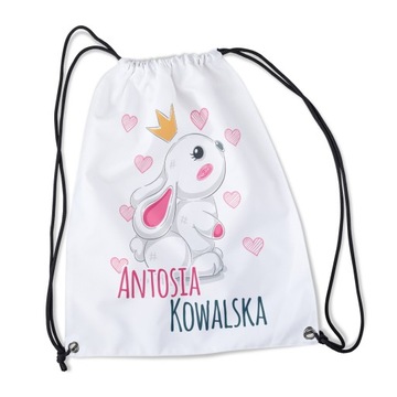 WOREK PLECAK do przedszkola z imieniem DUŻO wzorów