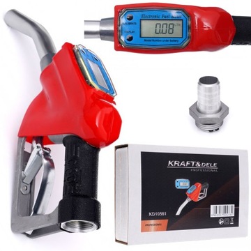 PISTOLET DO DYSTRYBUTORA POMPY PALIWA I OLEJU CPN LCD WYŚWIETLACZ NALEWAK