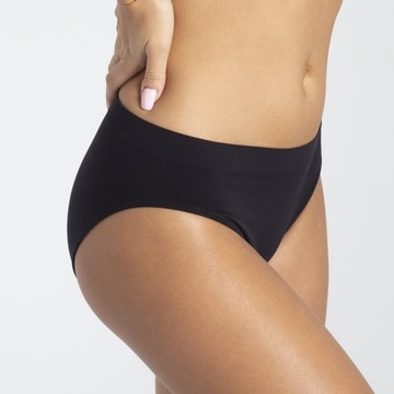 Бесшовные трусики бикини Gatta Kiki Mini, черные, XL