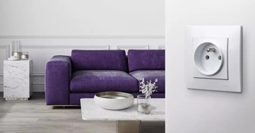 Ospel Szafir Черный одинарный переключатель/комплект переключателей с рамкой