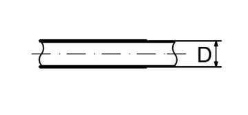 Трос стальной оцинкованный в оболочке из ПВХ, 6 мм - 10 м.